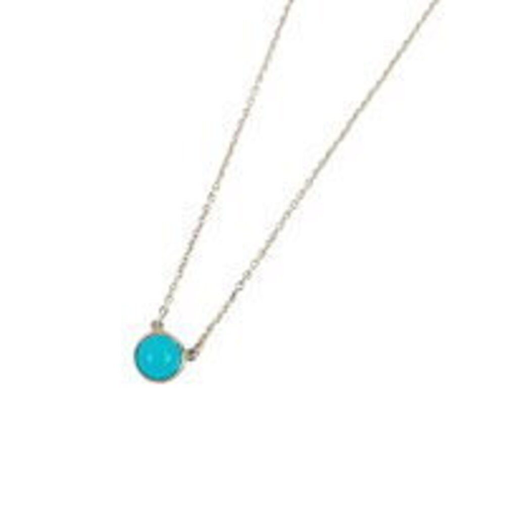 Tiffany By the Yard Necklace Turquoise Stone Silver